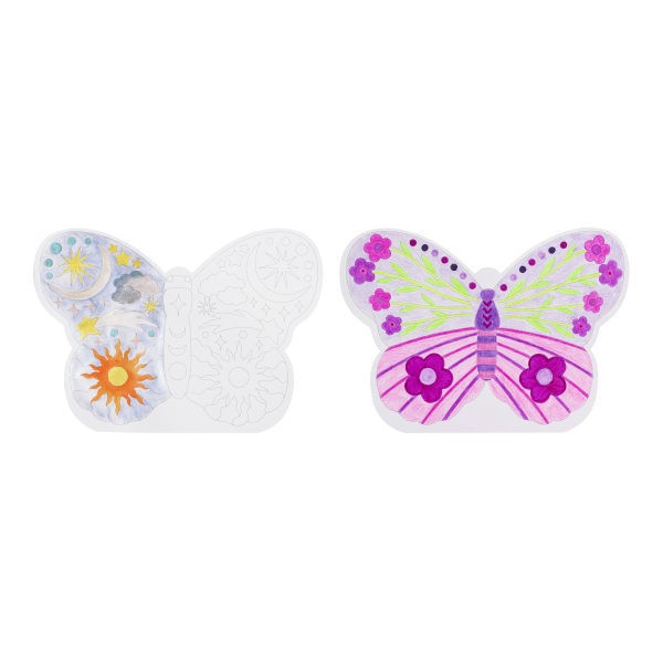 slide 2 of 8, Brea Reese Vivid by Brea Reese® Shaped Mixed Media Paper Pad, 9-3/4"" x 7-1/2"", Butterfly, Pad Of 24 Sheets, 1 ct