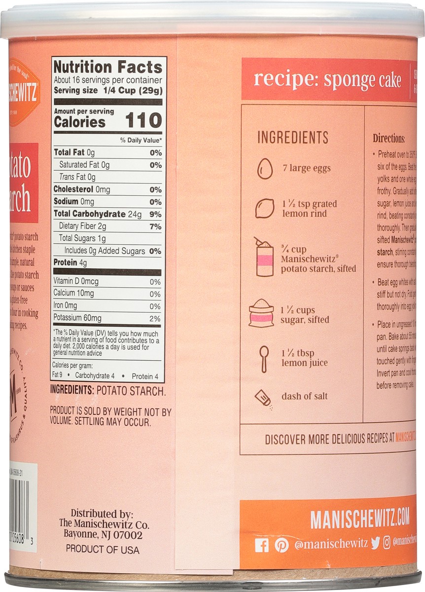 slide 5 of 9, Manischewitz Potato Starch 16 oz, 16 oz