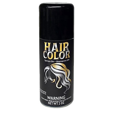 slide 1 of 1, Fun Hlwn Black Hair Spray - Ea, 2 oz