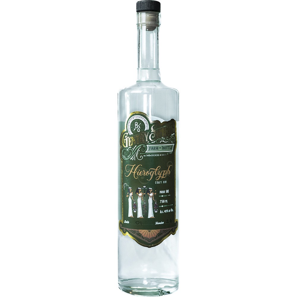 slide 1 of 1, Gentry Spirits Hieroglyph Egyptian Exotic Gin, 750 ml