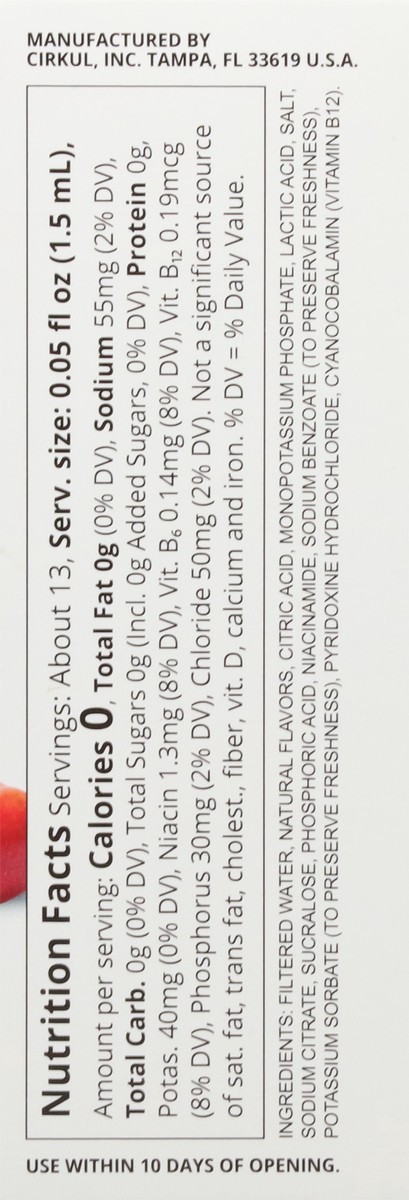 slide 9 of 12, Cirkul FitSip Electrolytes White Cherry Cartridge 1 Each, 1 ct