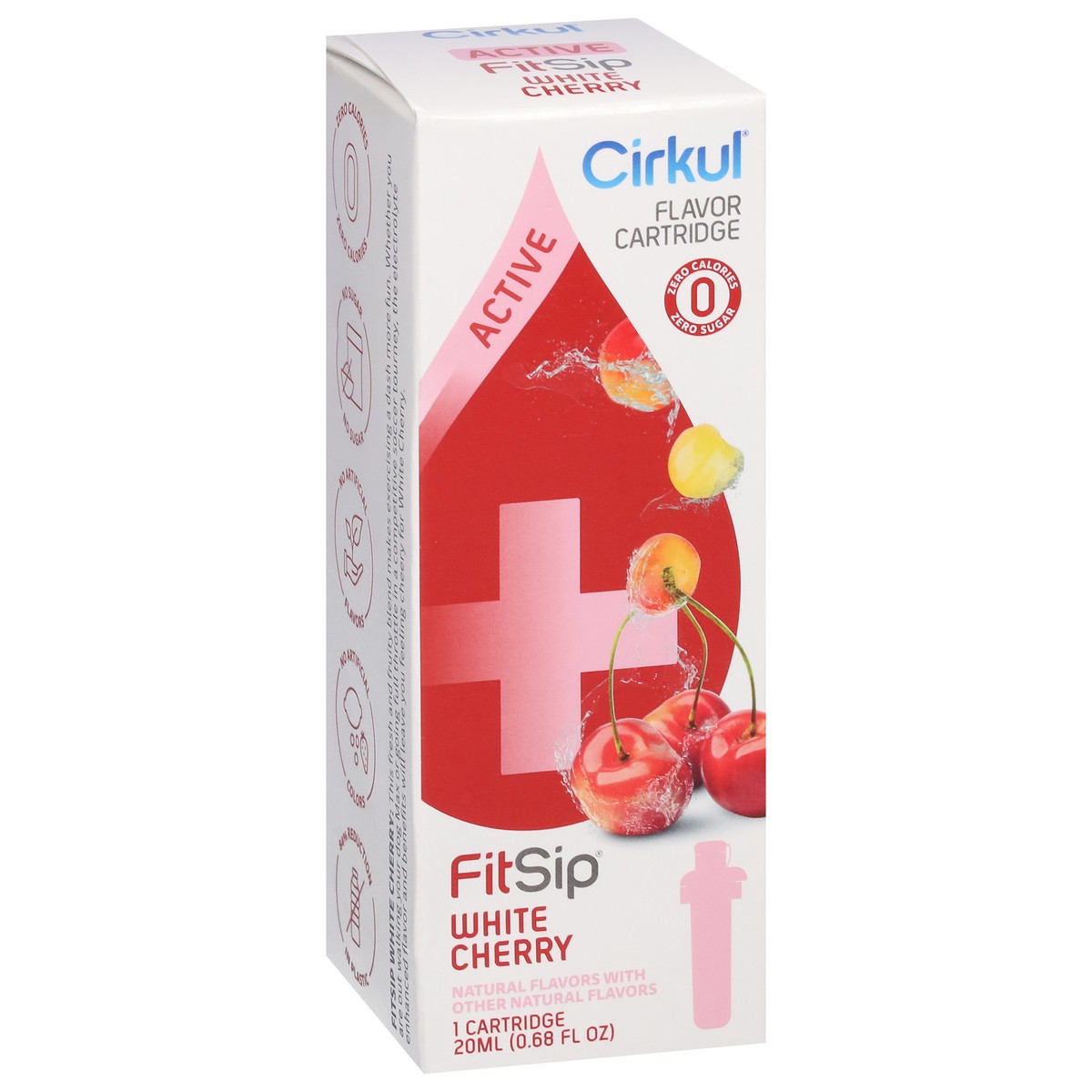 slide 7 of 12, Cirkul FitSip Electrolytes White Cherry Cartridge 1 Each, 1 ct