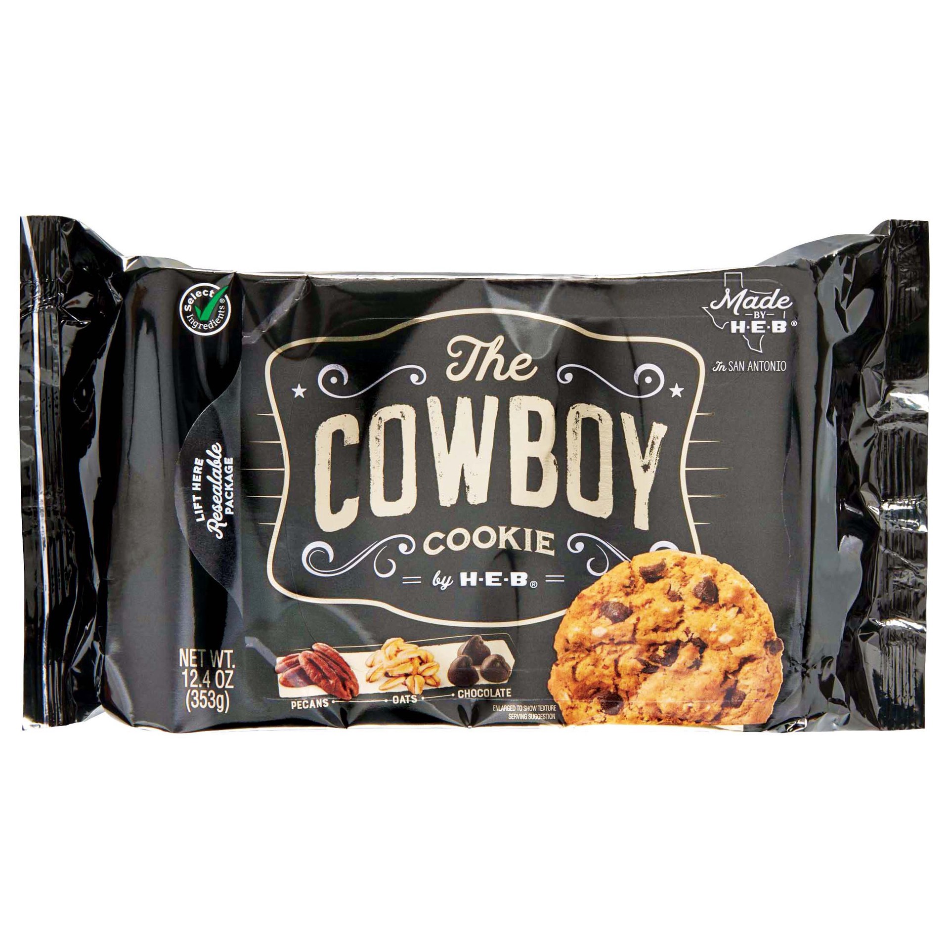 slide 1 of 1, H-E-B The Cowboy Cookie, 12.4 oz