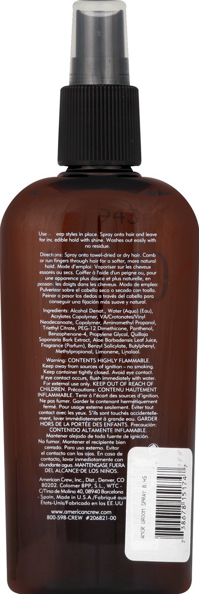 slide 3 of 3, American Crew Grooming Spray, 8.45 oz