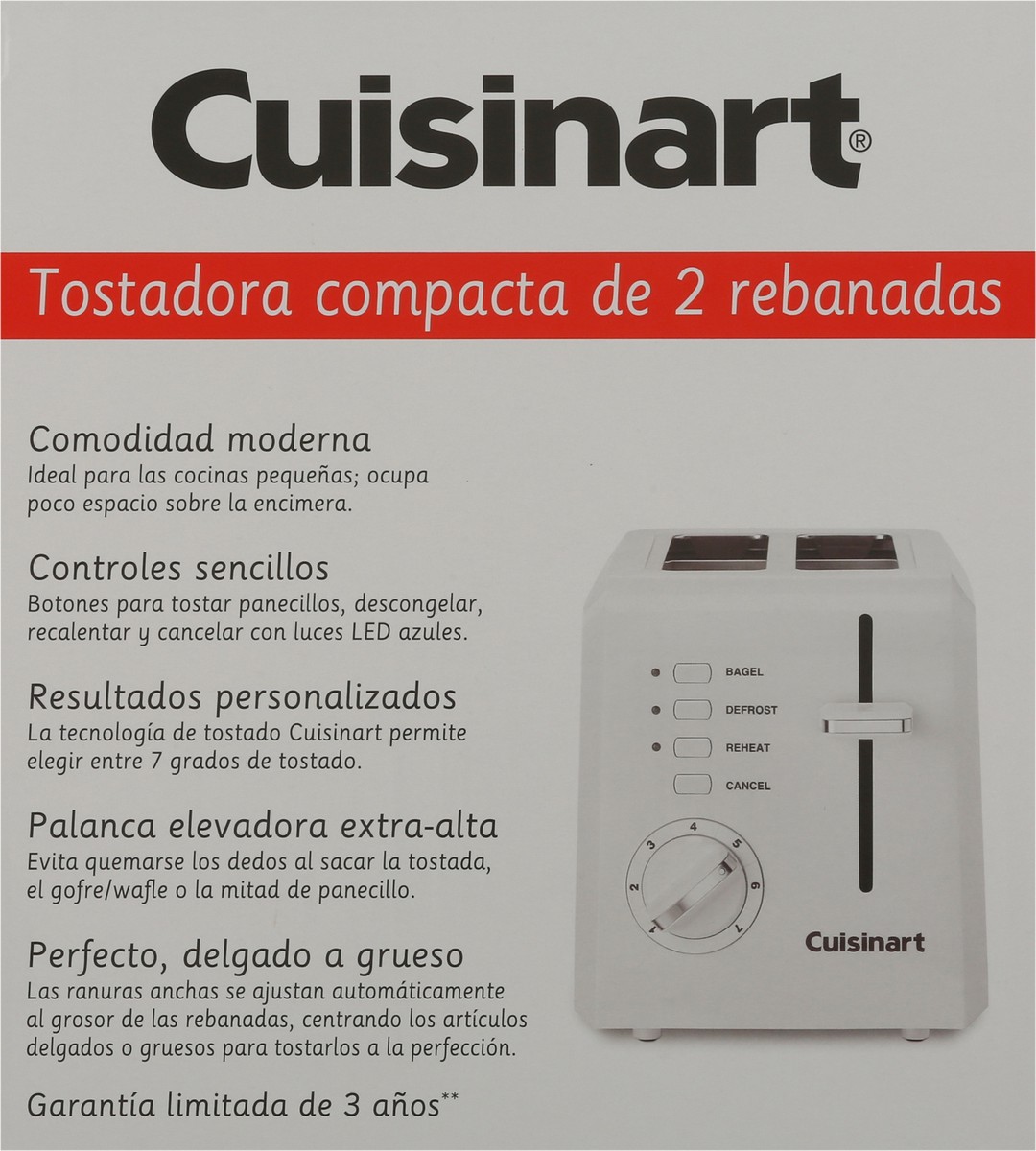slide 9 of 9, Cuisinart Compact 2-Slice Toaster 1 ea, 1 ct