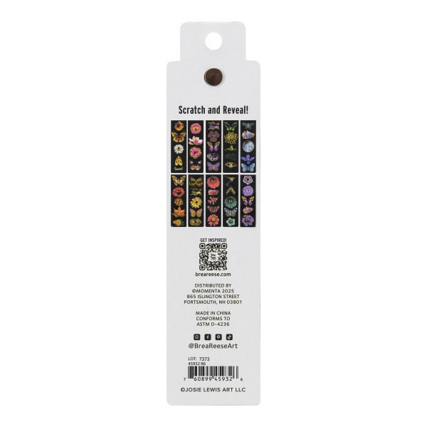 slide 2 of 7, Brea Reese® Scratch Art Bookmarks, Insects, Set Of 10 Bookmarks, 1 ct