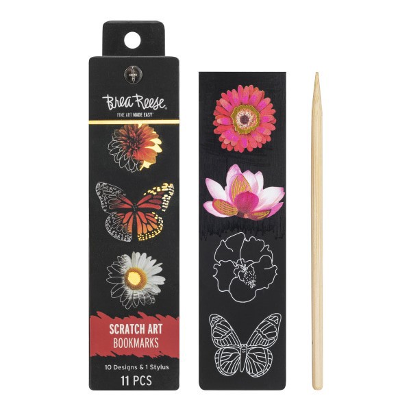 slide 4 of 7, Brea Reese® Scratch Art Bookmarks, Insects, Set Of 10 Bookmarks, 1 ct