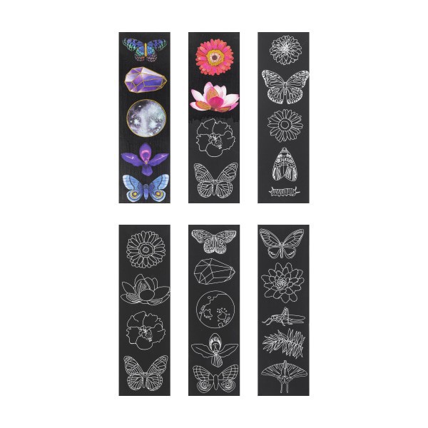 slide 3 of 7, Brea Reese® Scratch Art Bookmarks, Insects, Set Of 10 Bookmarks, 1 ct