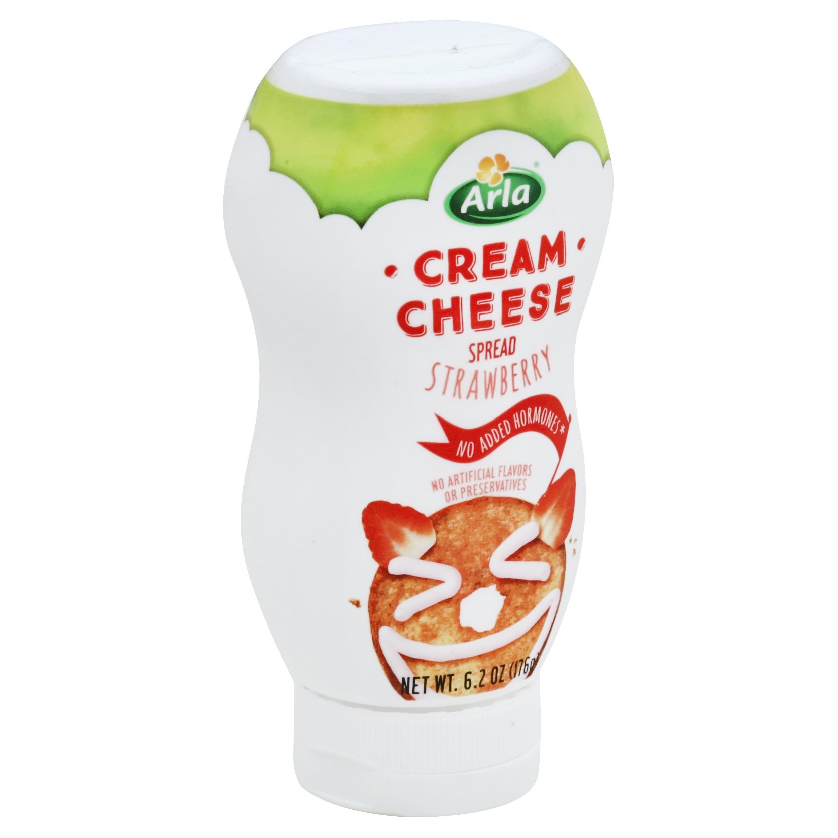 slide 1 of 1, Arla Cream Cheese Squeeze Tube Strawberry, 6.2 oz