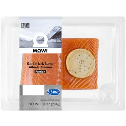 Mowi Garlic Herb Butter Atlantic Salmon Portion