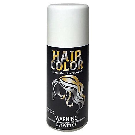 slide 1 of 1, Fun Hlwn White Hair Spray - Ea, 1 ct