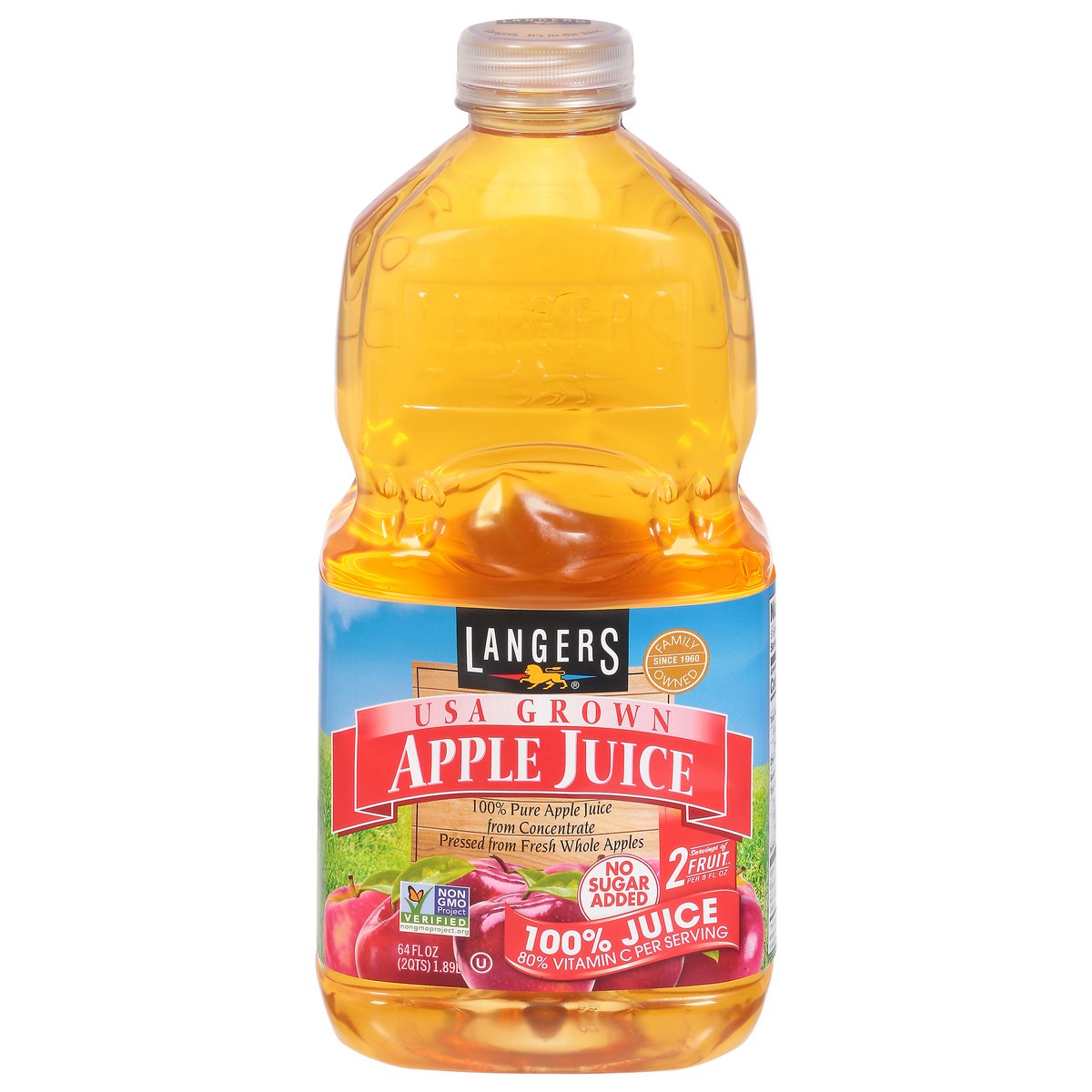 slide 13 of 14, Langers USA Grown Apple Juice 64 fl oz, 64 fl oz