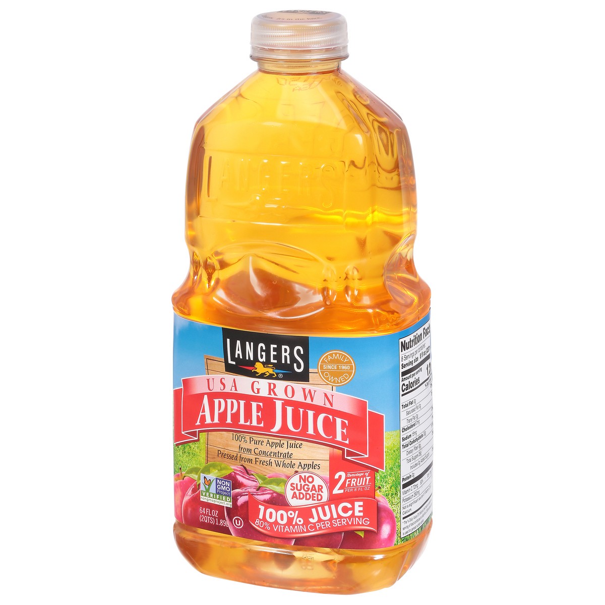 slide 5 of 14, Langers USA Grown Apple Juice 64 fl oz, 64 fl oz