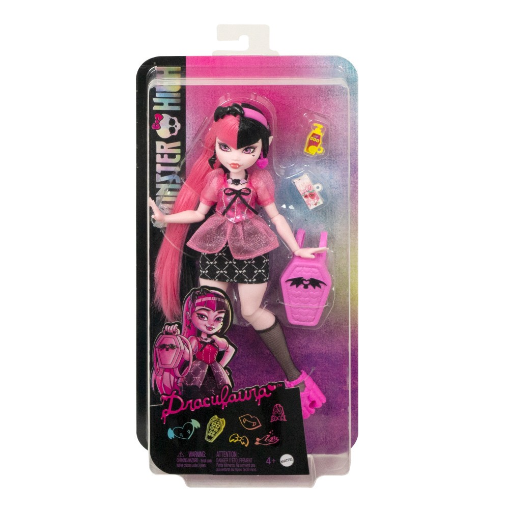 slide 1 of 6, MATTEL Monster High Doll Draculaura, 1 ct