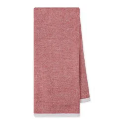 Design Imports - Dii Red Cider Dual Side Chambray Terry Dishtowel