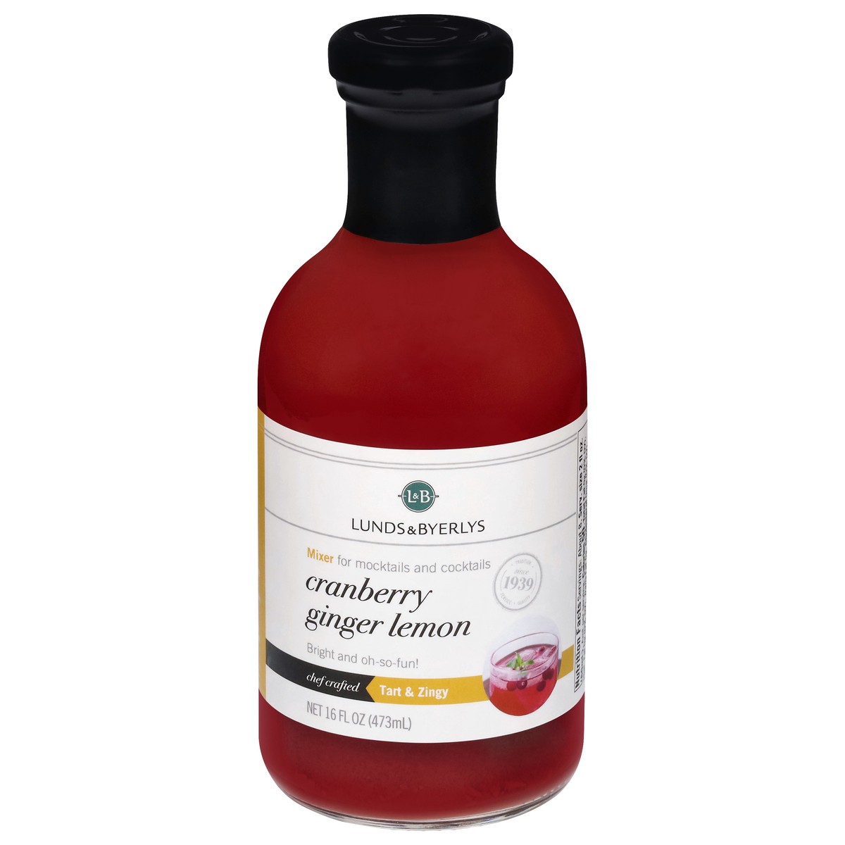 slide 1 of 13, Lunds & Byerlys Cranberry Ginger Lemon Mixer 16 fl oz, 16 fl oz
