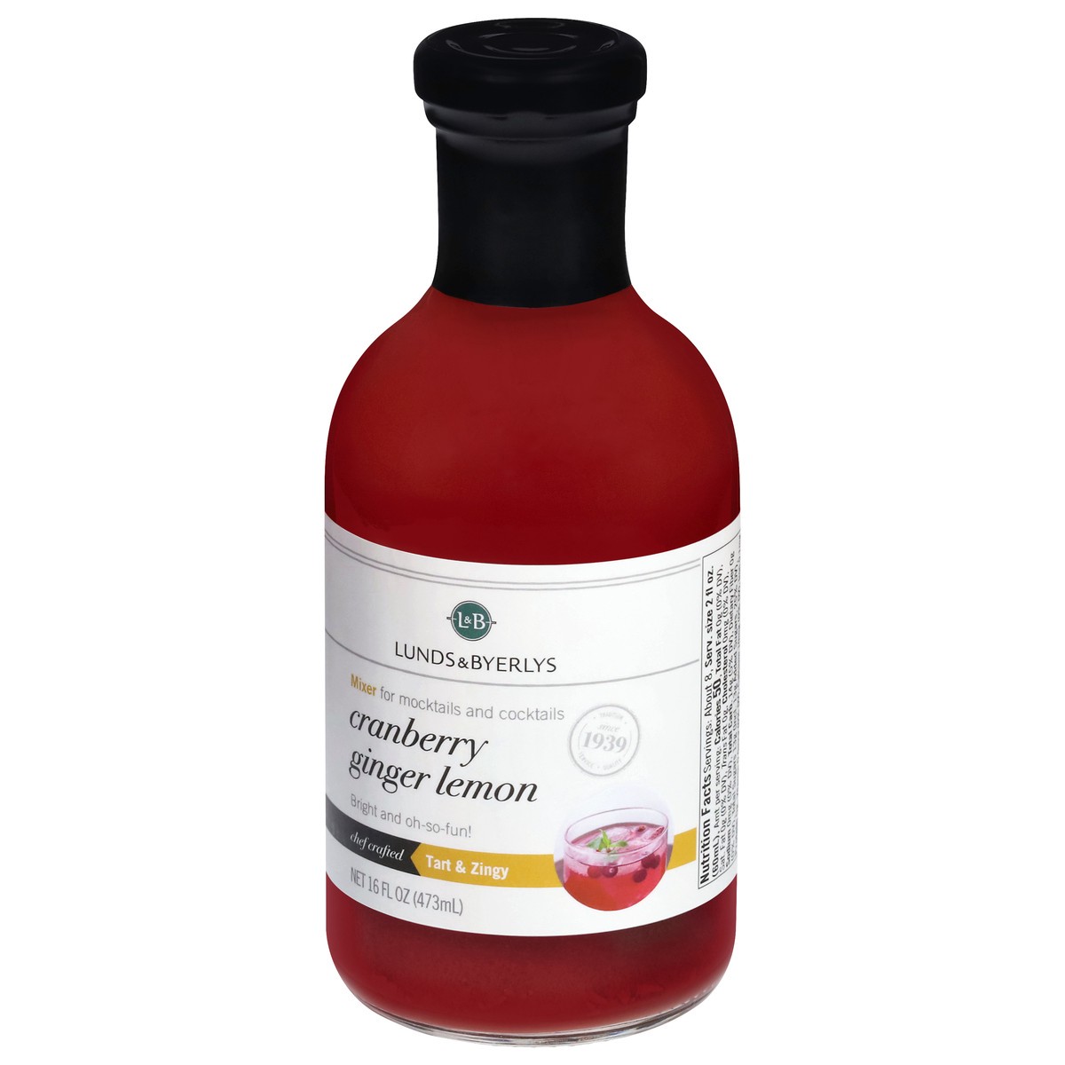 slide 5 of 13, Lunds & Byerlys Cranberry Ginger Lemon Mixer 16 fl oz, 16 fl oz