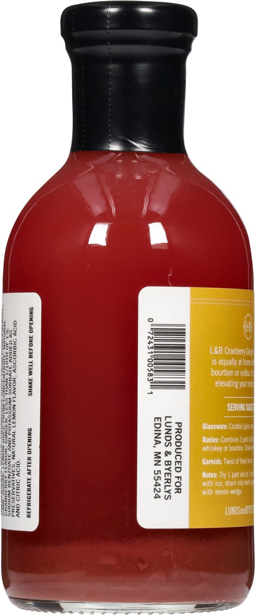 slide 9 of 13, Lunds & Byerlys Cranberry Ginger Lemon Mixer 16 fl oz, 16 fl oz