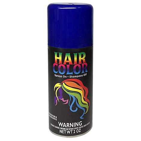 slide 1 of 1, Fun Hlwn Blue Hair Spray - Ea, 2 oz