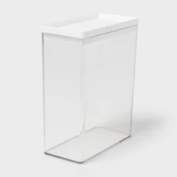 4.3qt Plastic Food Storage Canister - Brightroom™: Kitchen Organization, Clear Pantry Canister