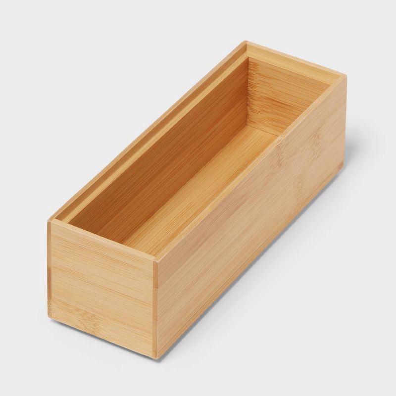slide 1 of 3, 3"x9" Natural Kitchen Drawer Organizer - Brightroom™, 1 ct
