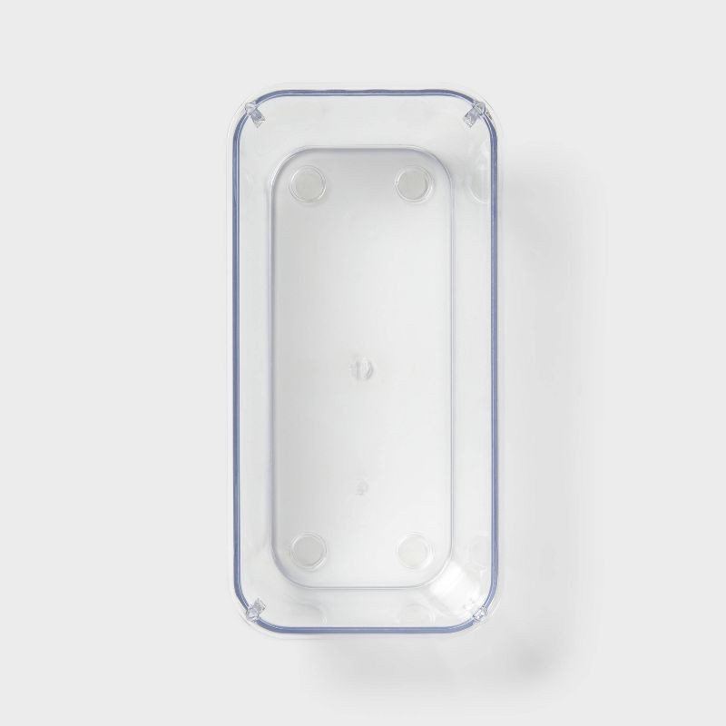 slide 3 of 4, 25pc Drawer Flatware Organizer - Brightroom™: Clear In-Drawer Storage, PETG Material, Contemporary Style, Hand Wash, 25 ct