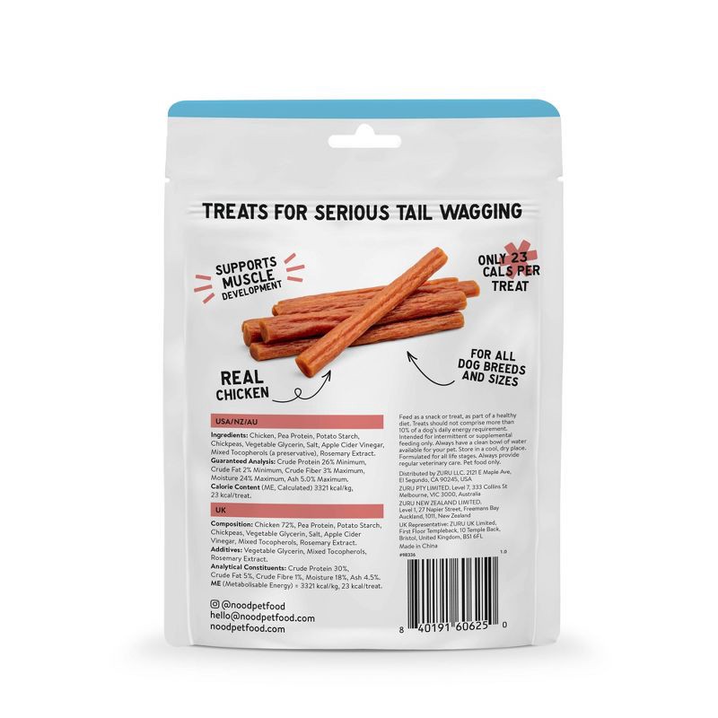 slide 6 of 6, NOOD Pet Food Chicken Flavor Chewy Adult Dog Treat Sticks - 6oz, 6 oz