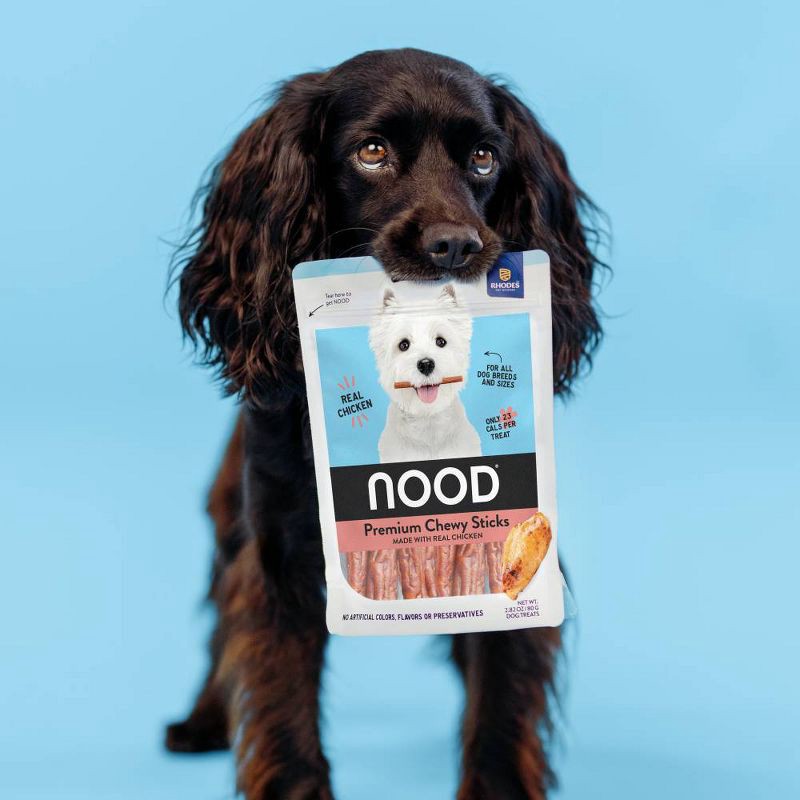 slide 4 of 6, NOOD Pet Food Chicken Flavor Chewy Adult Dog Treat Sticks - 6oz, 6 oz