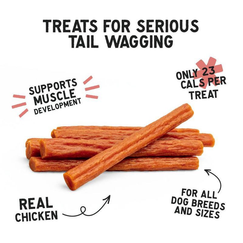 slide 3 of 6, NOOD Pet Food Chicken Flavor Chewy Adult Dog Treat Sticks - 6oz, 6 oz