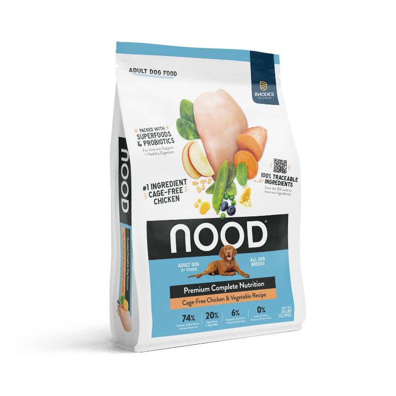slide 6 of 8, NOOD Pet Food Adult Dry Dog Food with Chicken Flavor - 28lbs, 28 lb