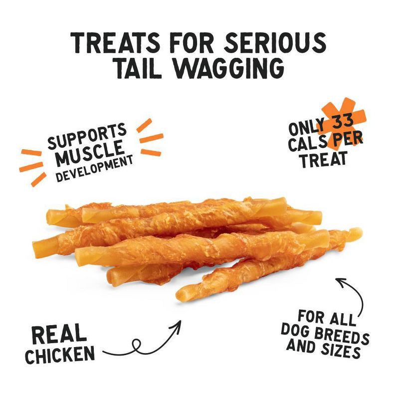 slide 3 of 6, NOOD Pet Food Chicken Twister Flavor Adult Dog Treats - 6oz, 6 oz
