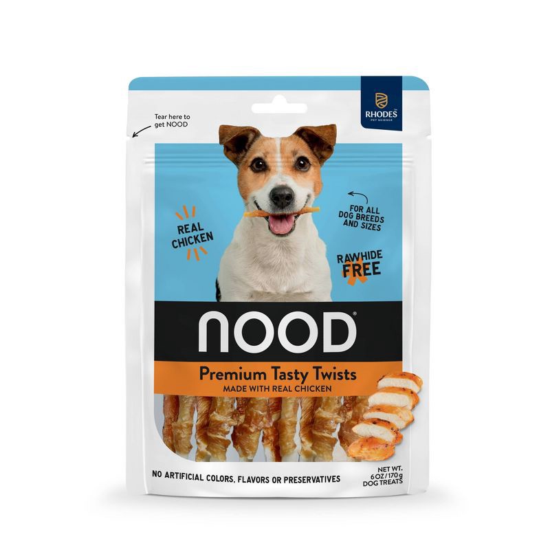 slide 1 of 6, NOOD Pet Food Chicken Twister Flavor Adult Dog Treats - 6oz, 6 oz