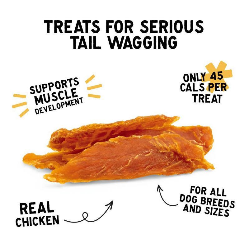 slide 3 of 6, NOOD Pet Food Chicken Flavor Jerky Adult Dog Treats Sticks - 6oz, 6 oz