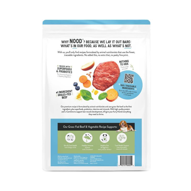 slide 8 of 8, NOOD Pet Food Adult Dry Dog Food with Beef Flavor - 6lbs, 6 lb