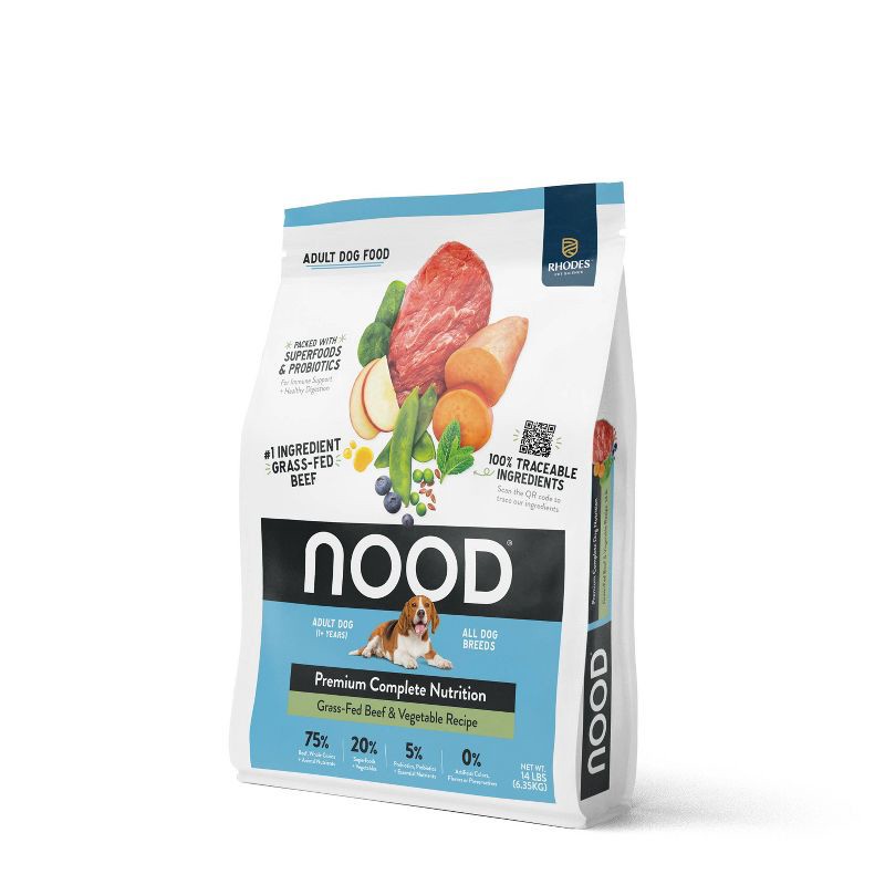 slide 7 of 8, NOOD Pet Food Adult Dry Dog Food with Beef Flavor - 14lbs, 14 lb