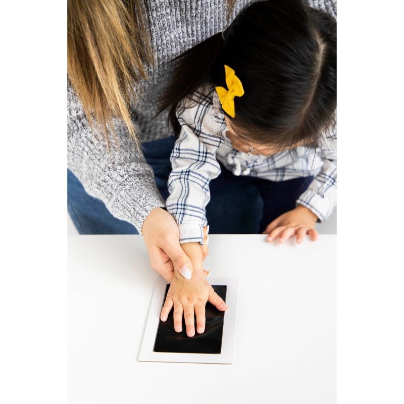 slide 3 of 6, Pearhead Clean-Touch Ink Pad - Black - Baby - M/L, 1 ct