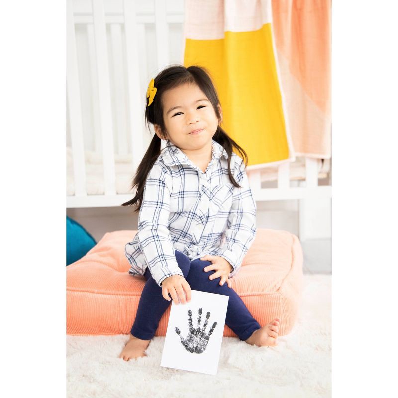 slide 5 of 6, Pearhead Clean-Touch Ink Pad - Black - Baby - M/L, 1 ct