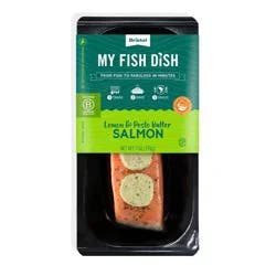 Bristol Seafood My Fish Dish Lemon & Pesto Butter Atlantic Salmon - Frozen - 7oz