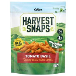 Harvest Snaps Tomato Basil Baked Red Lentil Snacks - 8.5oz