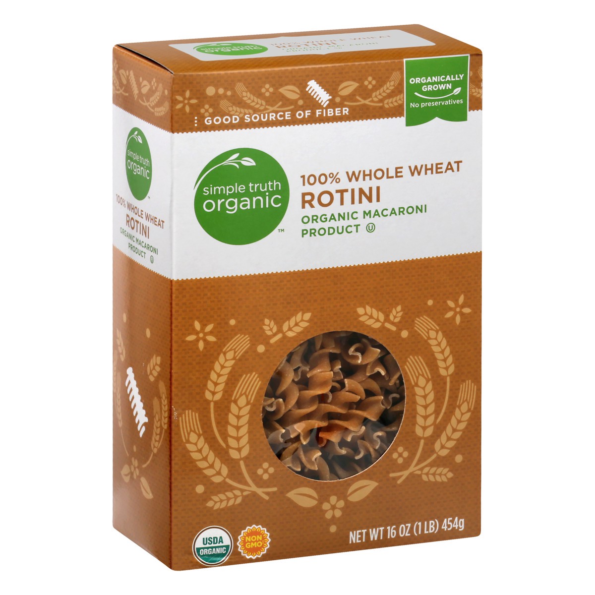 slide 8 of 13, Simple Truth Organic 100% Whole Wheat Rotini 16 oz, 16 oz