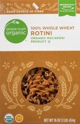 Simple Truth Organic 100% Whole Wheat Rotini 16 oz