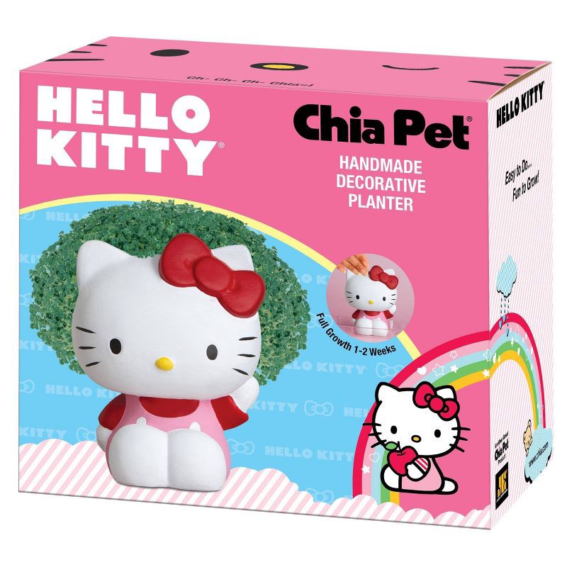 slide 6 of 7, NECA Hello Kitty Decorative Chia Pet Planter, 1 ct