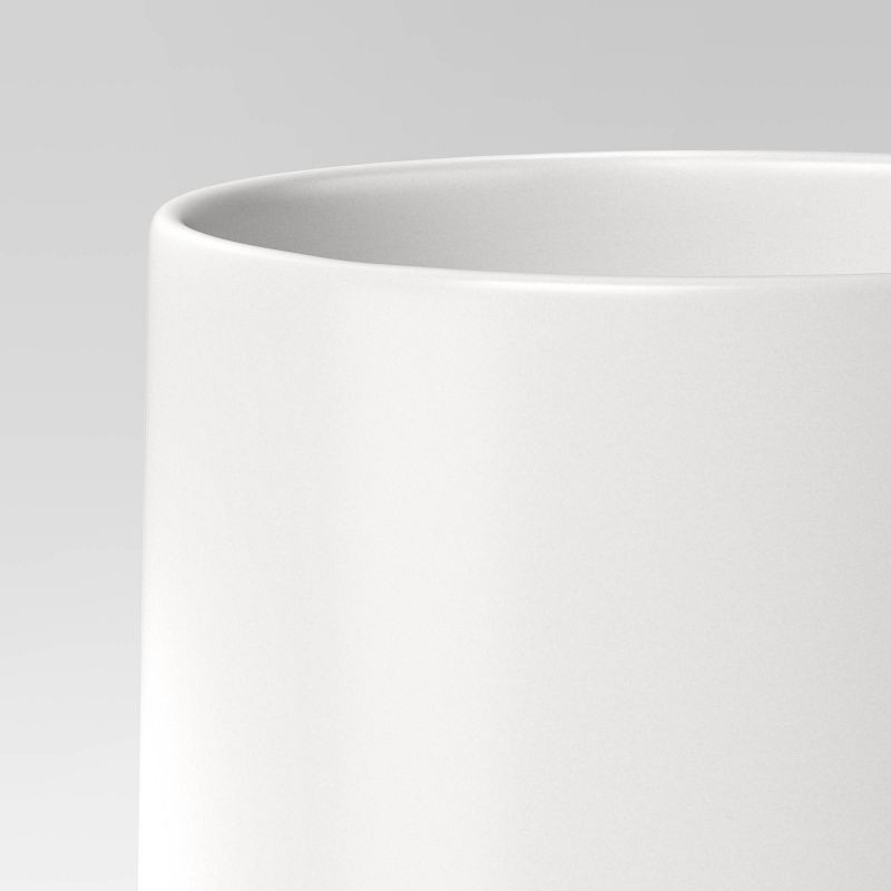 slide 3 of 3, Stoneware Utensil Storage White - Threshold™: Kitchen Countertop Holder, Dishwasher-Safe, 6" Height, 1 ct