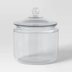 108oz Glassware Kitchen Storage - Threshold™: Clear Glass, Dishwasher-Safe, 8.27" Height, Lifetime Warranty