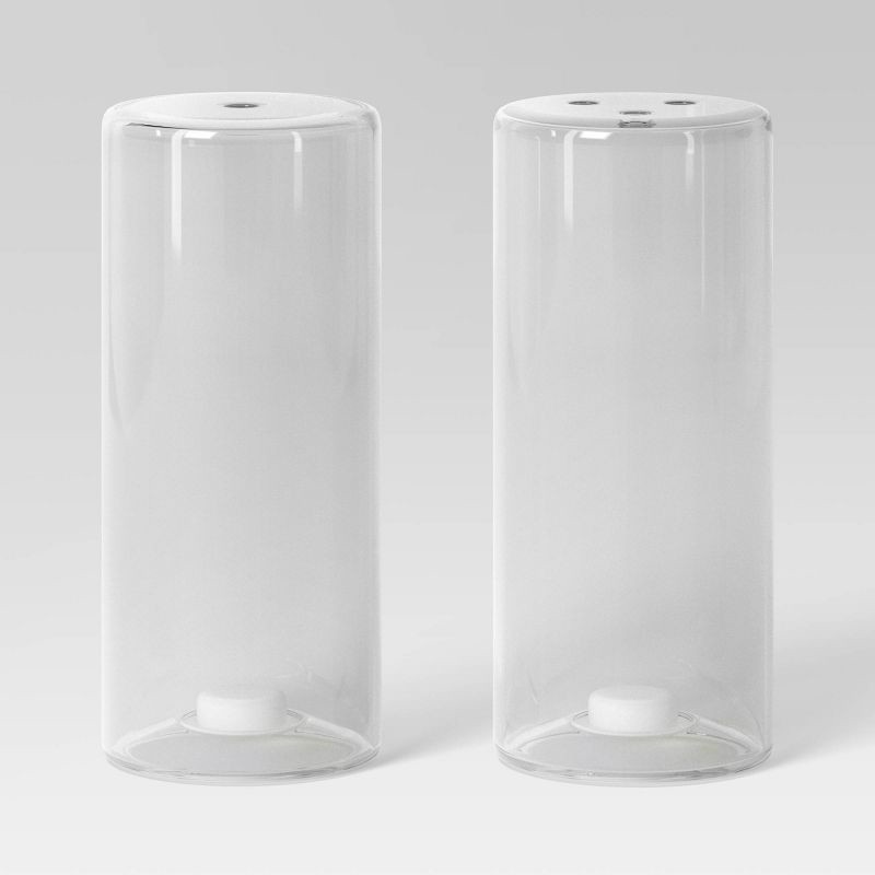 slide 1 of 3, 2pc Glass Salt Keepers - Threshold™, 2 ct