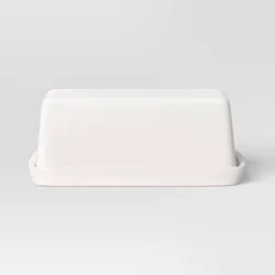Stoneware Butter Dish White - Threshold™