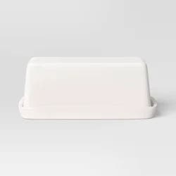 Stoneware Butter Dish White - Threshold™