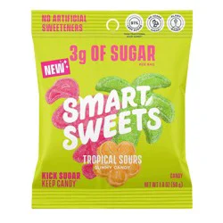 SmartSweets Tropical Sours Gummy Candy - 1.8oz