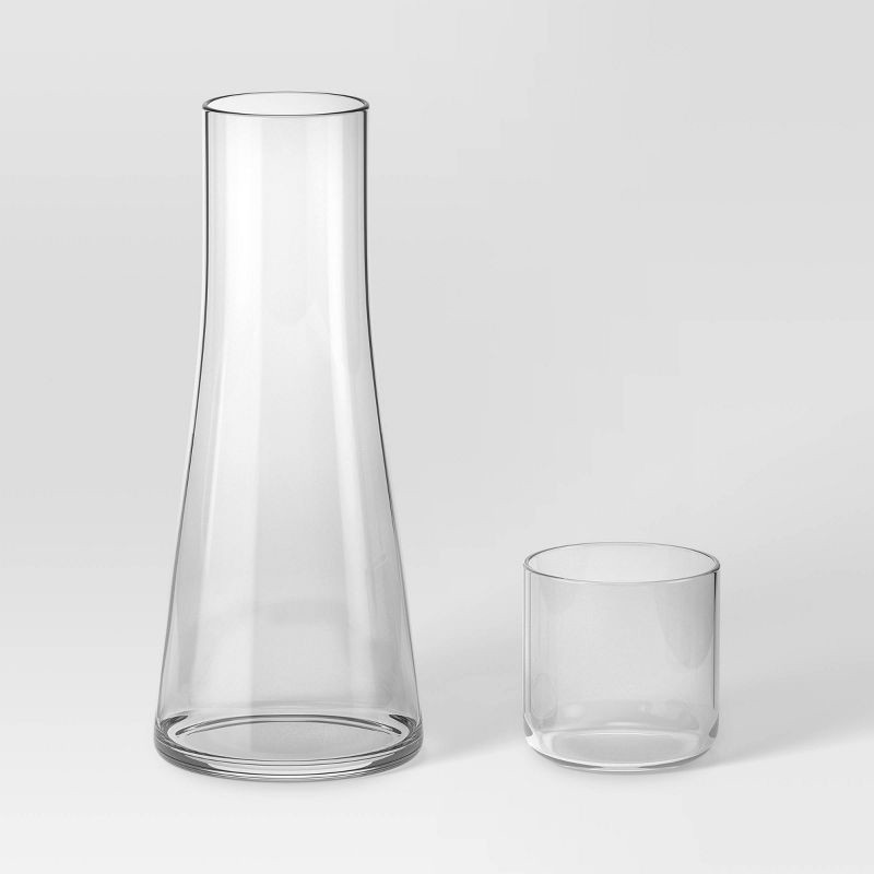 slide 3 of 4, 30 fl oz Glass Beverage Carafe - Threshold™, 30 fl oz