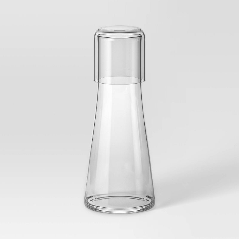 slide 1 of 4, 30 fl oz Glass Beverage Carafe - Threshold™, 30 fl oz